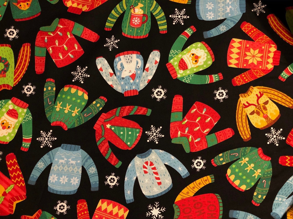 christmas sweater fabric