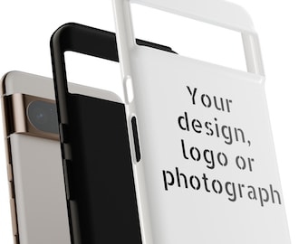 Custom Google Pixel Tough Phone Case, Personalized Photo/Logo