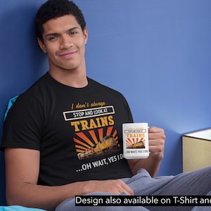 Train Spotter lustiges T-Shirt | Unisex Jersey Kurzarm T-Shirt | Züge | Lokomotiven | Zug T-Shirt | Geschenk für Zugliebhaber