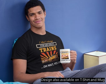 Train Spotter Tee | Funny Locomotive Shirt, Gift for Enthusiast