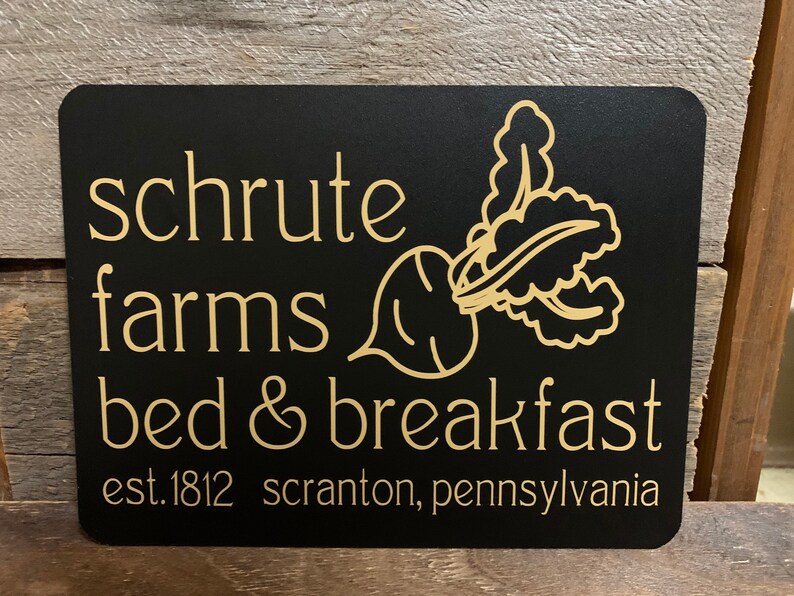 Maglietta Donna The Office – Schrute Farms Bed & Breakfast – Design Originale My Icon Art – Taglie E Colori Vari