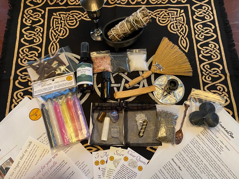 Altar Kit Witches Starter Pack Complete Altar Set Wicca | Etsy