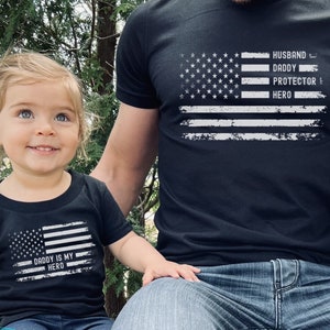 New Dad Shirt, Father&#39;s Day Gift for Him, Husband Anniversary Gift, Daddy Daughter Tee, Father and Son Matching T-shirts, Father&#39;s Day Shirt