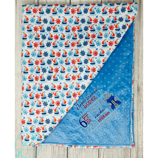 Sailboat Blanket Etsy