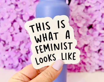 Feminist Sticker: Women's Rights Decal, Social Justice Gift