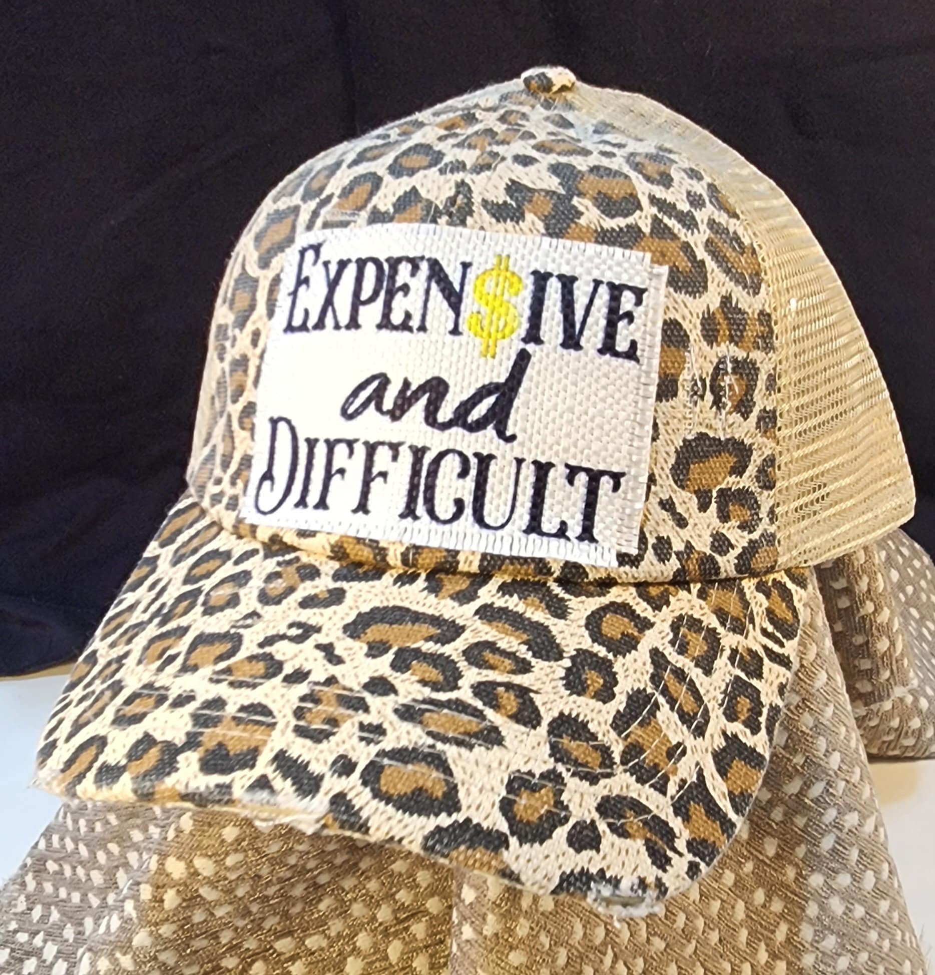 Leopard Print Patch Cap with Embellished Patches s-l1200.jpg main image 2