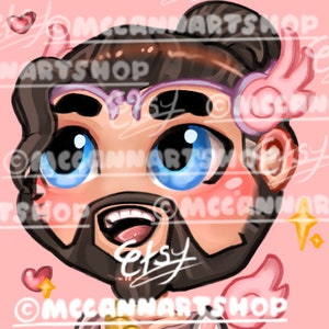Overwatch Cupid Hanzo Chibi Sticker