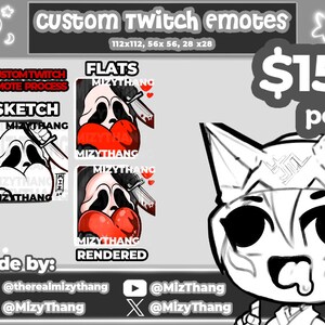 Hohe Qualität - [YouTube, Discord, Twitch, Kick] Kundenspezifische Emotes-Aufträge VERFÜGBAR!