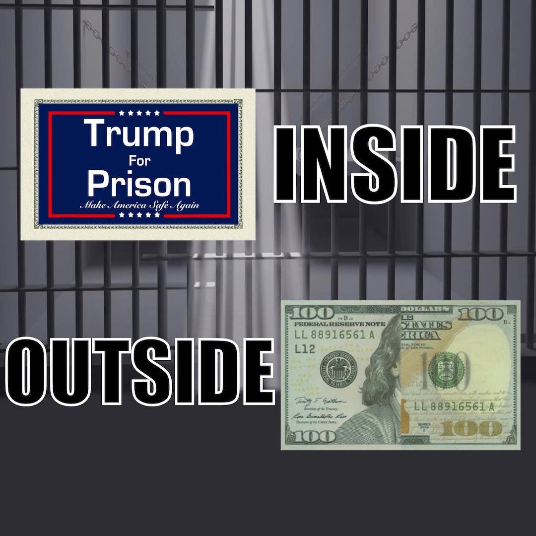 Set Of 10 Hilarious Prank Fake 100 Dollar Bill Trump For Prison Make set-of-10-hilarious-prank-fake-100-dollar-bill-trump-for-prison-make