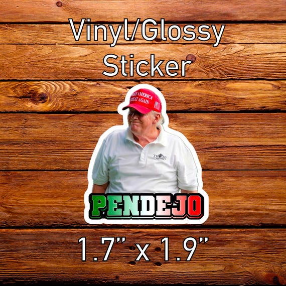 Donald Trump Pendejo – Anti-Trump Sticker Pack (Set of 5) | Glossy 1.7”x1.9” Vinyl Decals, Pro-Mexico Political Humor, Spanish Protest Gift