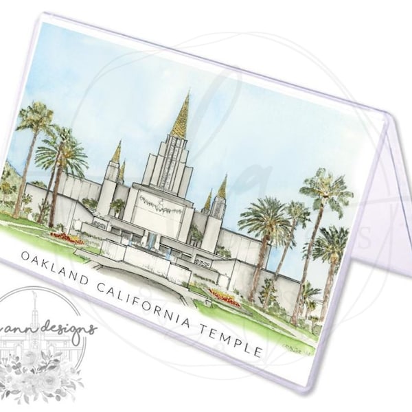 Oakland Recommend Holder, lds temple gift, lds gifts for women, lds gifts for relief society, mormon temple, missionaries gifts