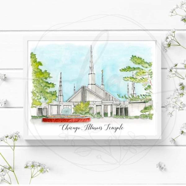 Chicago Temple - Etsy