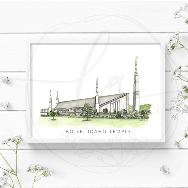 Boise Temple - Etsy
