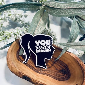 You are enough laptop sticker,christian sticker,bible sticker,christian decal,faith stickers,vinyl stickers,christian gifts,faith sticker