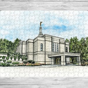 Winter Quarters temple puzzle,religious puzzle, Christian puzzle, lds game, bible puzzle, lds gift for kids, mormon gift, lds gift for wome
