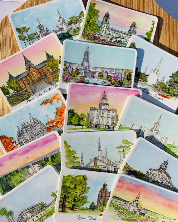 LDS Games Temple Matching Game LDS Gifts for Kids Gifts for Etsy