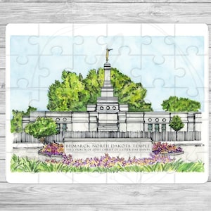 Bismarck temple puzzles, religious puzzle, Christian puzzle, lds games, bible puzzle, lds gifts for kids, mormon gifts, lds gifts for women