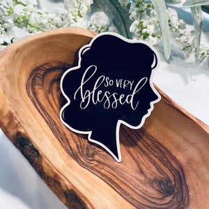 So very blessed laptop sticker,christian sticker,bible sticker,christian decal,faith stickers,vinyl stickers,christian gifts,faith sticker