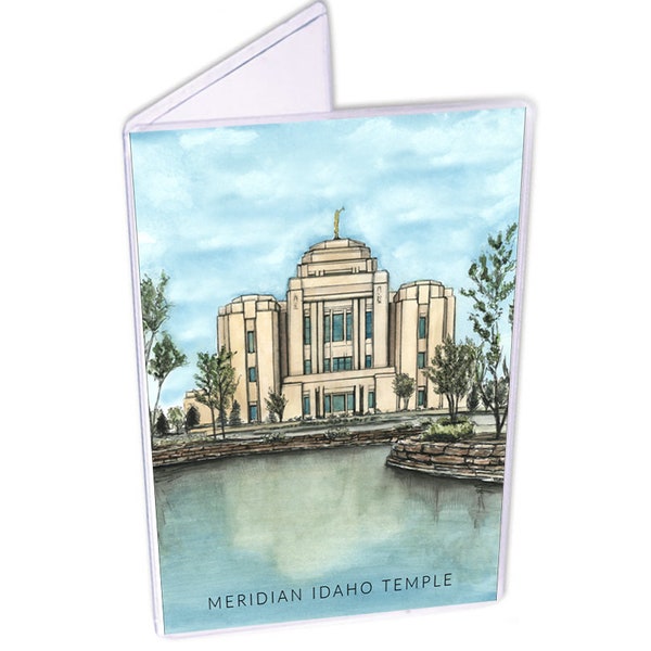 Meridian Idaho Recommend Holder, lds temple gift, lds gifts for women, lds gifts for relief society, mormon temple, missionaries gifts