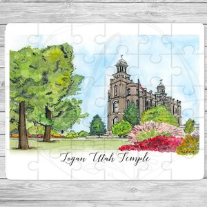 Logan temple puzzles, religious puzzle, Christian puzzle, lds games, bible puzzle, lds gifts for kids, mormon gifts, lds gifts for women