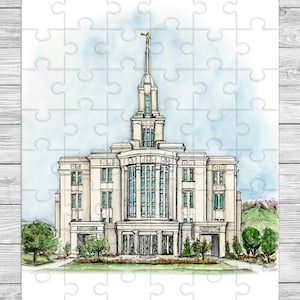 Payson UT temple puzzles, religious puzzle, Christian puzzle, lds games, bible puzzle, lds gifts for kids, mormon gifts, lds gifts for women