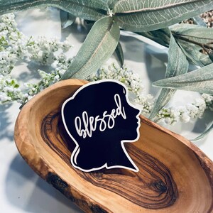 Blessed laptop sticker,christian sticker,bible verse sticker,christian decal,faith stickers,vinyl stickers,christian gifts,faith sticker