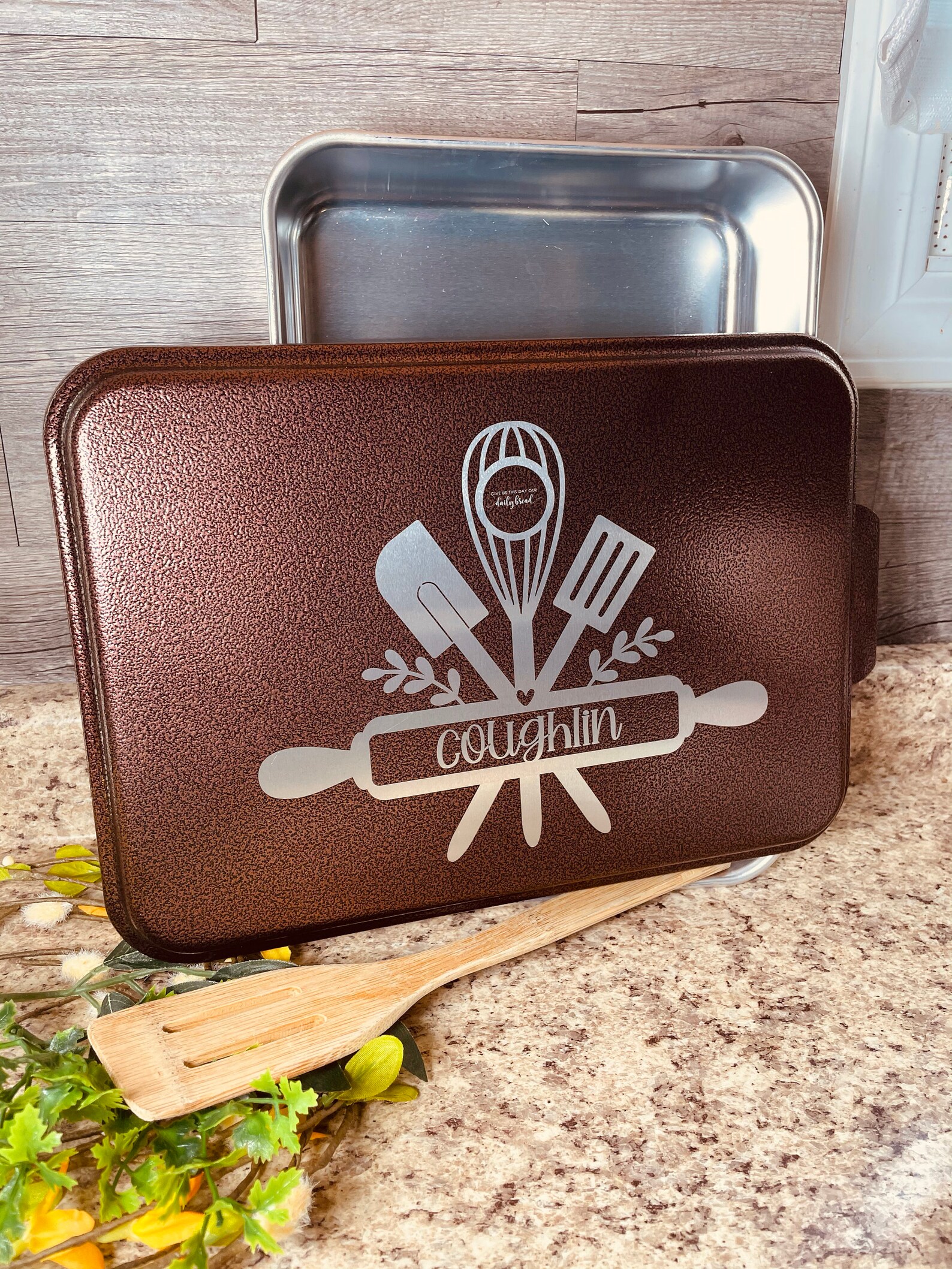Personalized Aluminum Cake Pan Cake Pan With Lid Custom Etsy