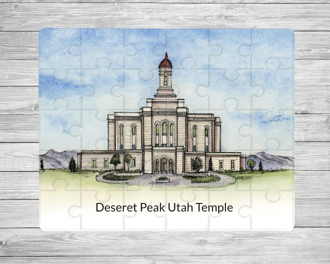 Deseret Peak Temple Puzzles Religious Puzzle Christian Puzzle Lds Deseret Peak Temple Puzzles Religious Puzzle Christian Puzzle Lds