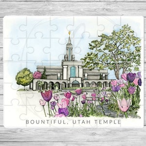 Bountiful temple puzzles, religious puzzle, Christian puzzle, lds games, bible puzzle, lds gifts for kids, mormon gifts, lds gift for women