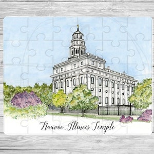 Nauvoo temple puzzles, religious puzzle, Christian puzzle, lds games, bible puzzle, lds gifts for kids, mormon gifts, lds gifts for women