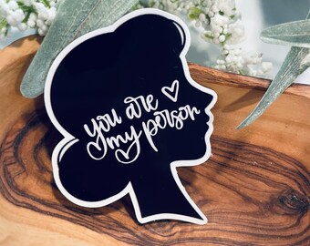 You are my person laptop sticker,christian sticker,bible sticker,christian decal,faith stickers,vinyl stickers,christian gifts,faith sticker