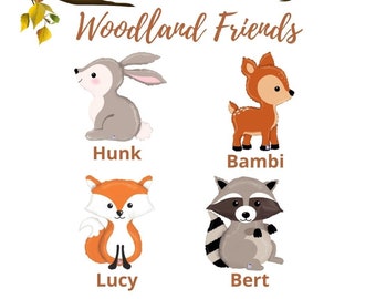 Woodland Animal Balloons | Woodland Birthday | Woodland Animals | Woodland baby Shower | Bunny Balloon | Deer Balloon | Fox Balloon | Forest