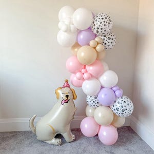 Golden Retriever Balloon Arch Puppy First Birthday Balloon Garland Kit Dog Theme Kids Birthday Party Lets Paw Pawty Doggy Pup Party Decor