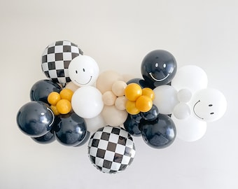 One Cool Dude Balloon Garland | One Happy Dude Balloon Garland | One Cool Dude Party Decor | One Groovy Dude | One Happy Guy | Smiley Face