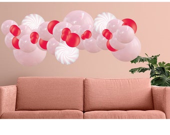 Pink Christmas Balloon Garland Kit | DIY Balloon Garland | Christmas Holiday Decor | Pink Christmas Balloon Arch | Pink Holiday Decor