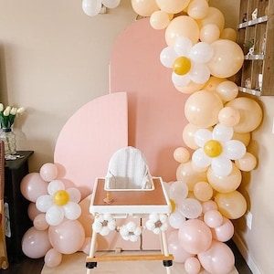 Kit ghirlanda di palloncini a margherita Decorazione per il primo compleanno Baby in Bloom Baby Shower Groovy One Birthday Daisy Compleanno a tema due Groovy