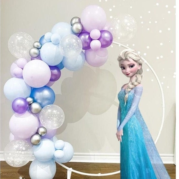 Frozen Balloon Garland Kit | Frozen Balloon Arch | Winter Onederland Party Frozen Birthday Party | Frozen Party Decor | Frozen Balloons