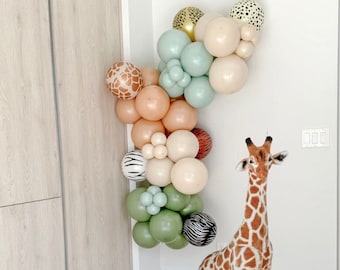 Safari Animal DIY Balloon Garland Kit | Safari Animal Theme Party | Wild One Arch | Party Animal Birthday | Baby Shower Balloons | Wild Two