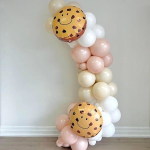 Biscuit premier anniversaire Balloon Arch Cookie Monster One Robuste Guirlande de biscuits aux pépites de chocolat One Sweet Cookie Bday Smiley Cookie Biscuit Decor