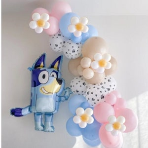 Bluey Balloon Garland | Daisy Balloon Garland | Pastel Balloon Garland | Pastel Puppy Birthday | Pastel Girl Dog Party | Daisy Balloons