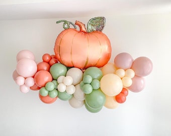 Little Pumpkin Balloon Garland Kit | Pumpkin Balloon Arch | Little Pumpkin Birthday | Fall Baby Shower Decor | Little Pumpkin is on the way