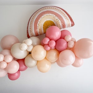 Boho Rainbow DIY Balloon Garland Kit | Boho Rainbow Balloon Arch  | Boho Baby Shower | First Birthday Decor | Boho Birthday | Bridal Shower