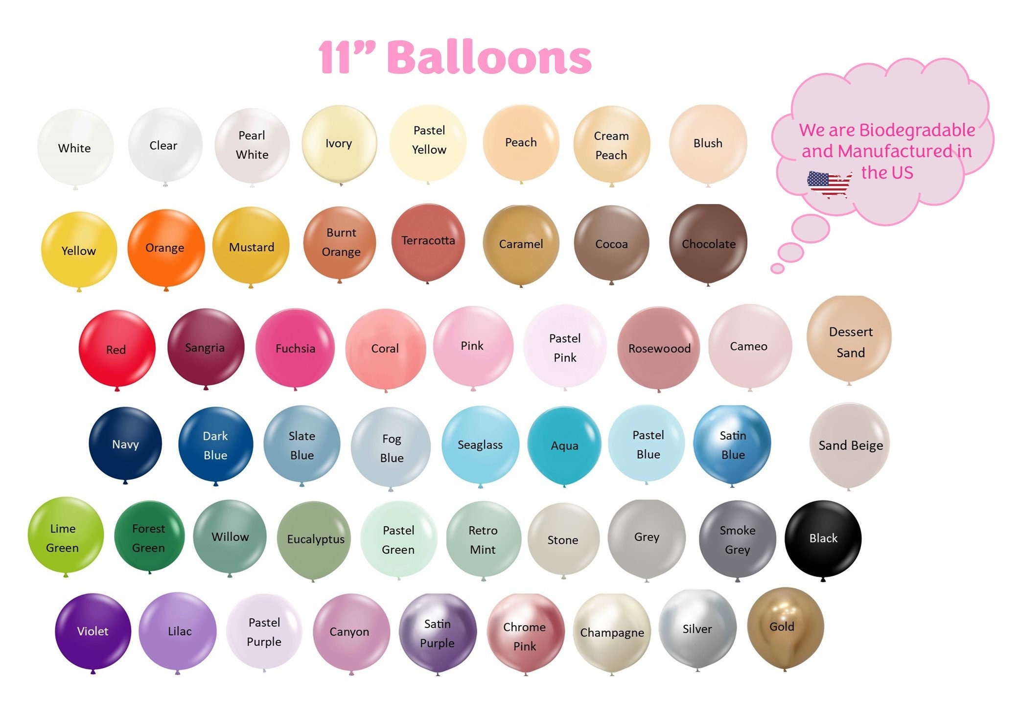 Biodegradable Professional Quality Latex Balloons | Boho Colour Balloons | Boho Balloon Arch Mustard Beige Terracotta Eucalyptus Matte Nude