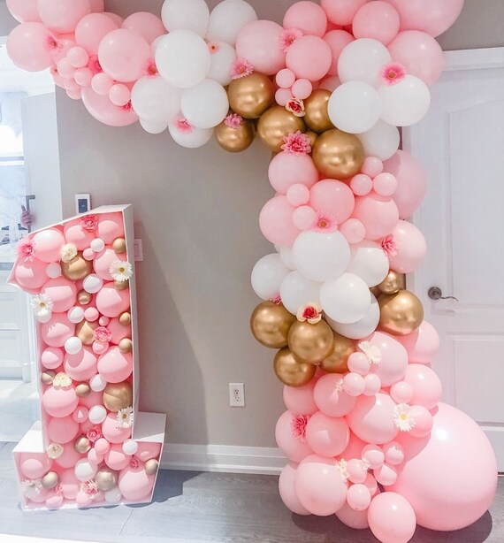 White gold and cheap pink baby shower