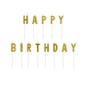 Alles Gute zum Geburtstag Kuchen Kerzen | Geburtstag-Kuchen-Deckel | Gold Kerzen | Kuchen Dekor | Geburtstag-Kuchen-Deckel | Geburtstag Dekoration | Party Dekor