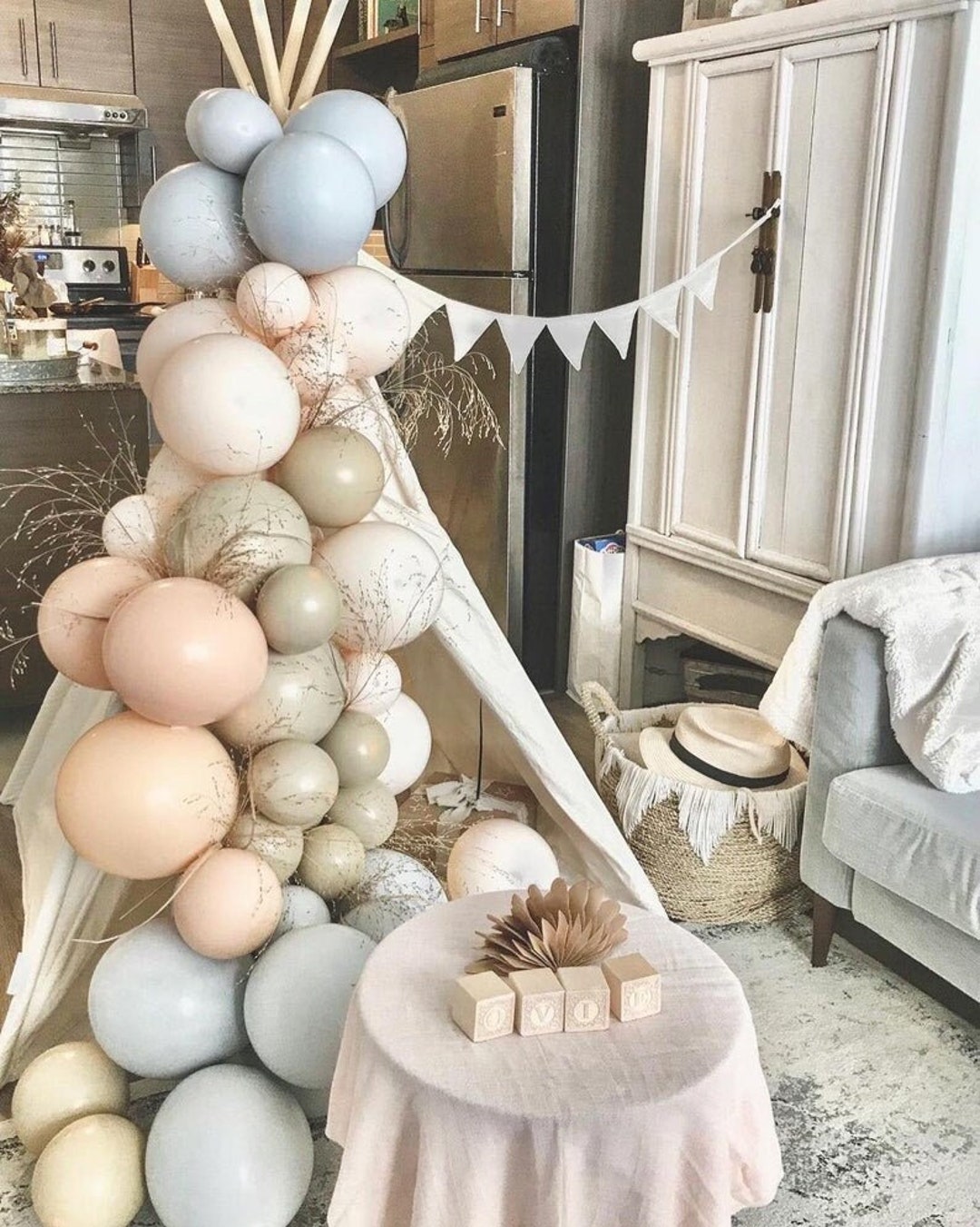 Boho DIY Balloon Garland Kit | Balloon Arch | Coffee Brown Balloons | Wedding Arch | Wild One ...