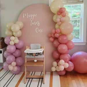 Isn&#39;t She Onderful Balloon Garland Kit | Boho Rainbow Balloon Garland | Onederful Birthday Decor | First Birthday Decor | Baby Shower Decor