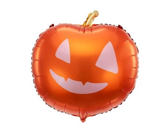 Reuze pompoenballon | Halloweendecoratie | Halloween-feestversieringen | Halloween-ballonnen | Pastelroze Halloween-decor | Pompoenballon