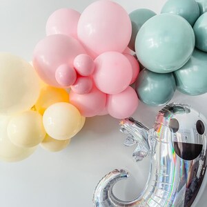 Muted Pastel Halloween Balloon Garland Kit Retro Pastel Halloween Decor Halloween Balloon Arch Pink Halloween Ghost Balloon Garland image 3