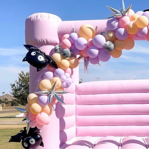 Pastel Pink Muted Halloween Balloon Garland Kit Pastel Etsy